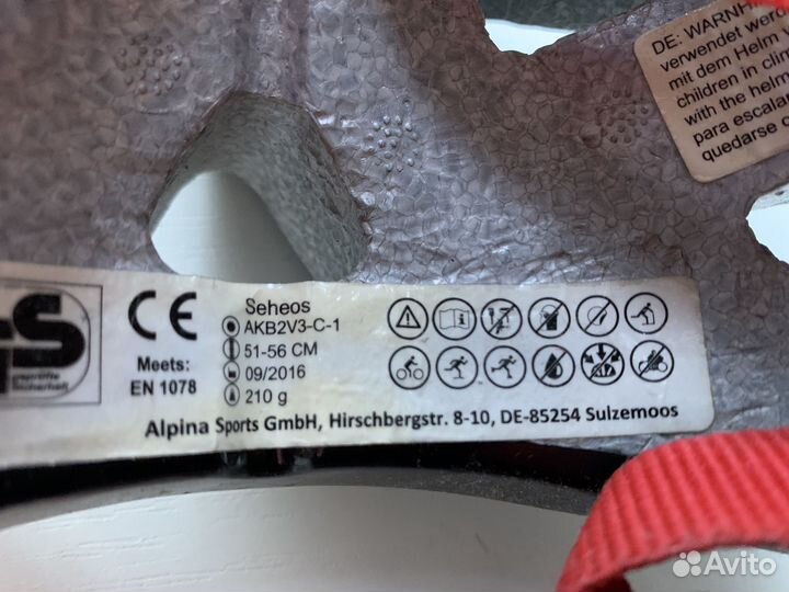 Детский велошлем Alpina