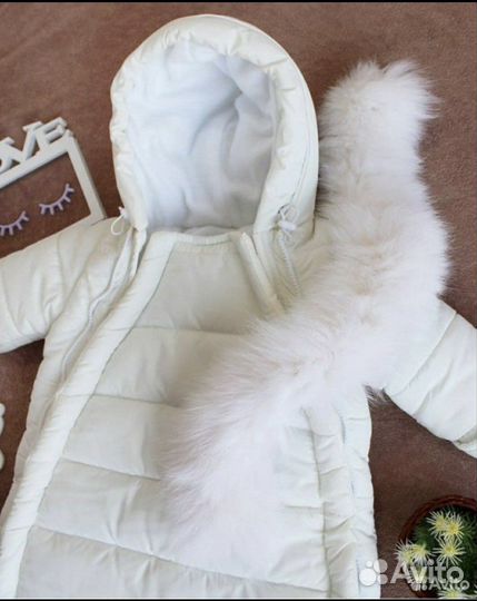 Конверт зимний для девочки