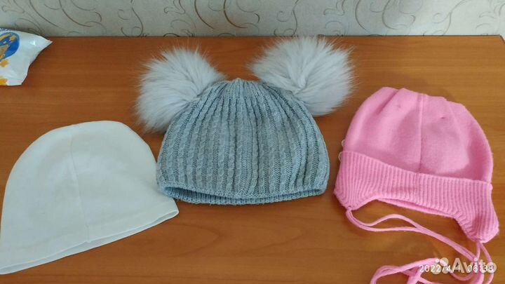 Шапки для девочки 4-5 лет