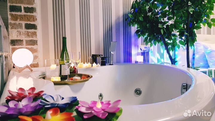 Баня сауна с джакузи в лофте на сутки или часы