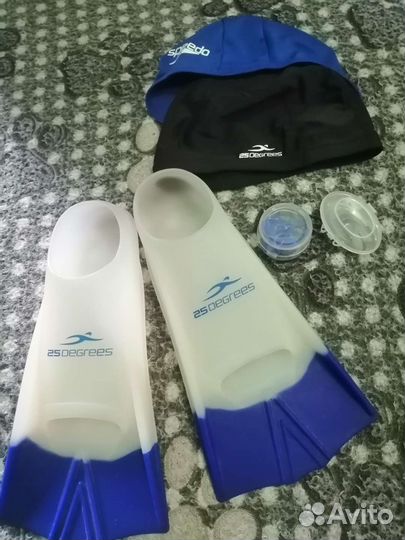 Ласты для плавания тренировочные, размер 30-32