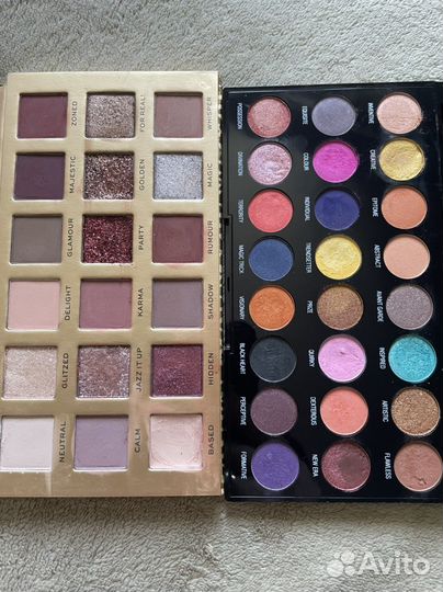 Makeup revolution палитра теней