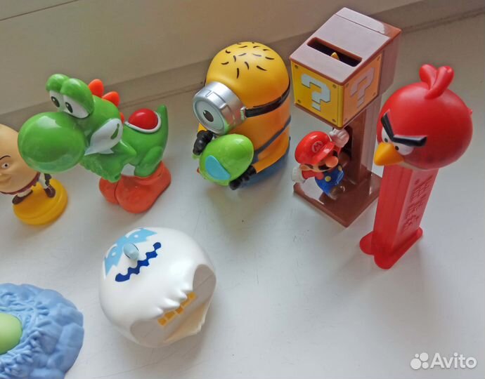 Киндеры,из Макдональдса, чупа-чупс