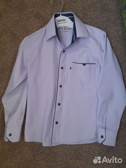 Рубашки на мальчика, размер 122
