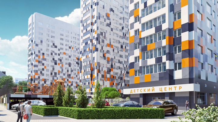 2-к. квартира, 72,2 м², 11/16 эт.