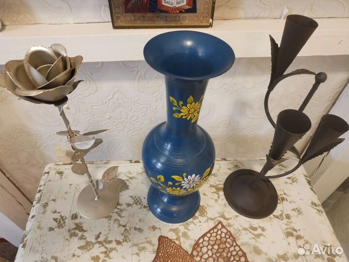 Ваза Индия и подсвечники
