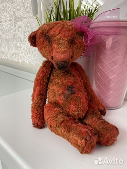 Мишка тедди ручная работа коллекционный авторский