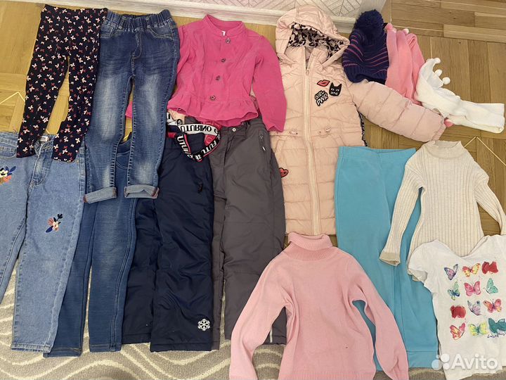 Пакет вещей для девочки 98-110