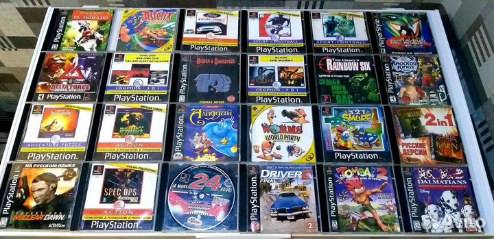 Диски ps1/ps One/пс1 (69 шт., только одним лотом)