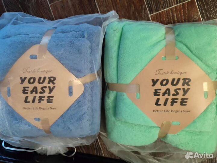 Полотенца, подарочный набор 2 в 1