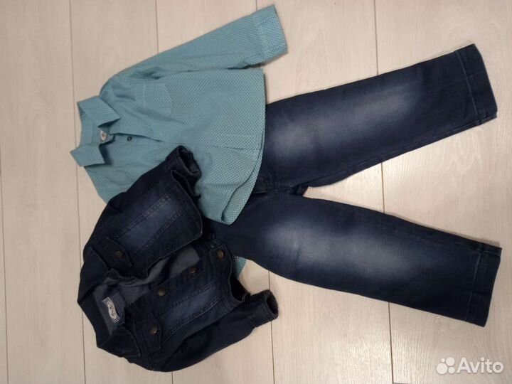 Костюм для мальчика джинсовый