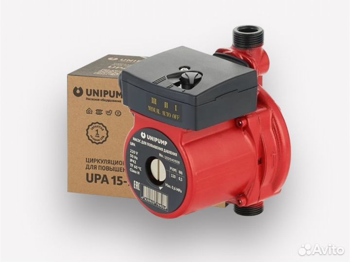 Циркуляционный насос Unipump UPA 15-120