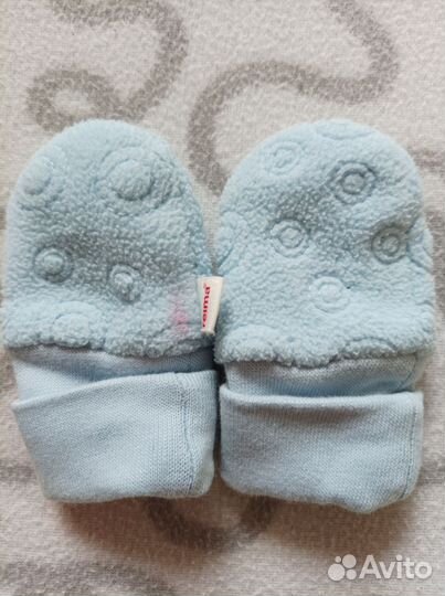 Варежки для новорожденных