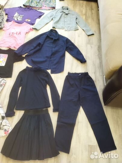 Вещи пакетом на девочку 8-10 лет