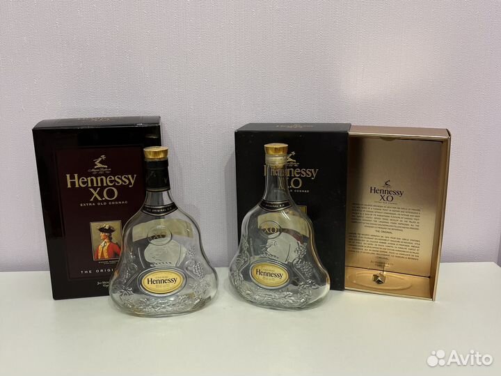 Бутылки, коробки пустые Hennessy
