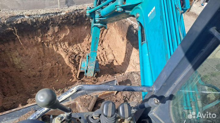 Услуги мини экскаватора+самосвал