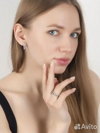 Серьги серебряные
