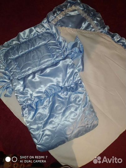 Конверт на выписку для мальчика летний