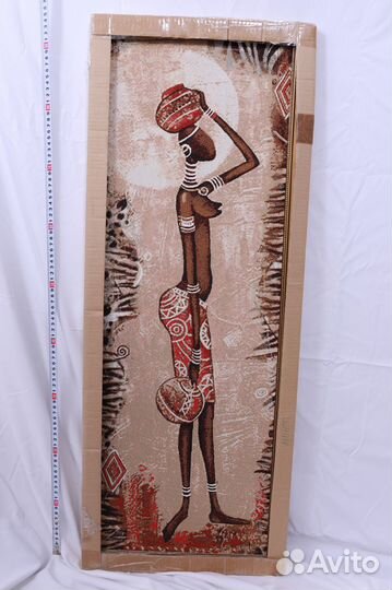 Гобелен 27см на 87 см. Африканские женьщины