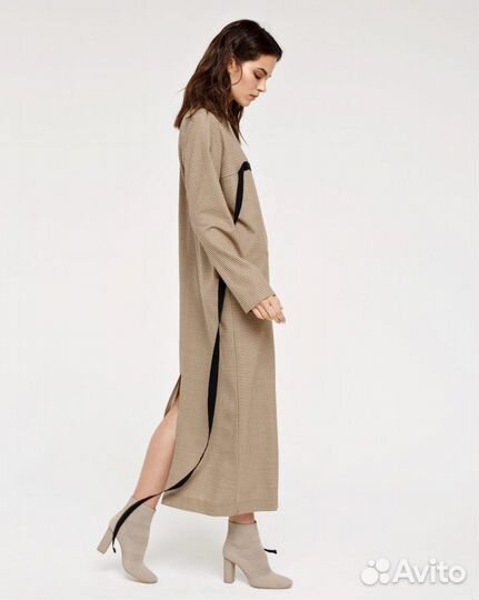 Ushatova платье макси шерсть с лентами S