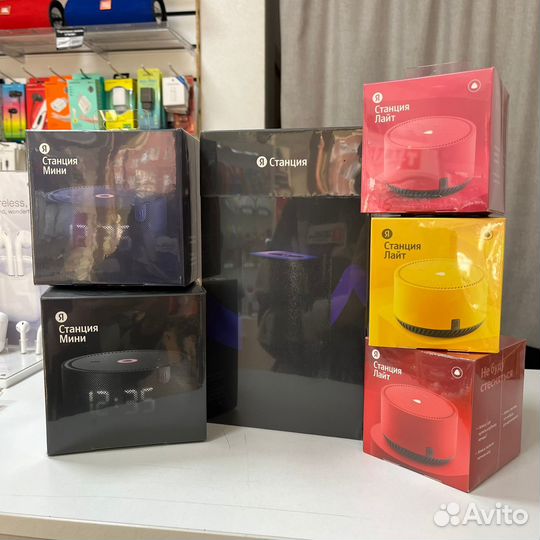 Яндекс станция мини с часами лайт