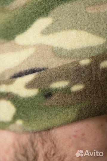 Шапка флисовая с отворотом, мультикам