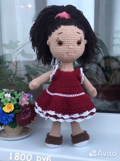 Вязаные игрушки куклы