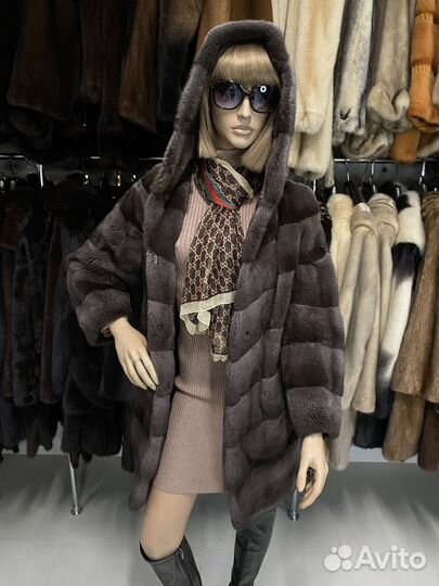 Vericci. Италия. Премиум поперечка из норки 42-44 р