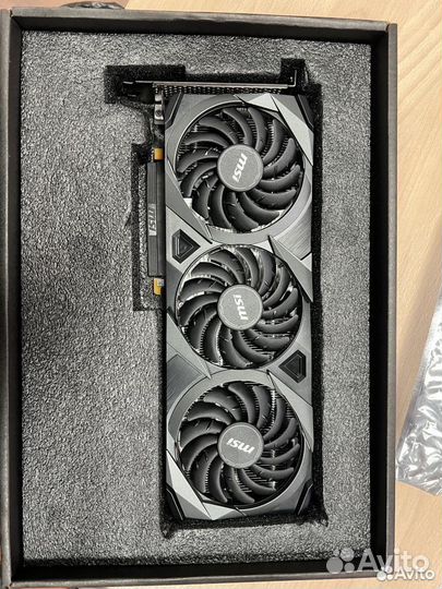Видеокарта RTX 3060ti MSI ventus 3x 8Gb OC LHR