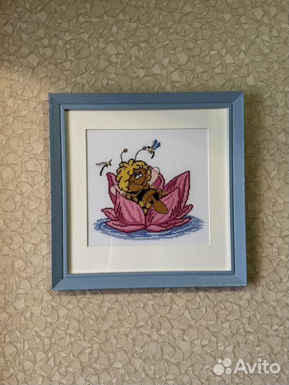 Картина вышитая крестом 