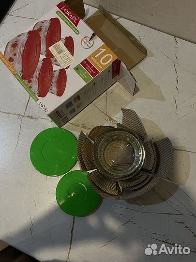 Контейнеры стеклянные новые