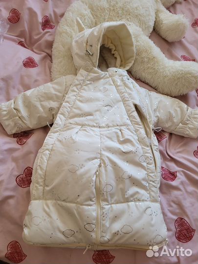 Зимний комбинезон для девочки 80