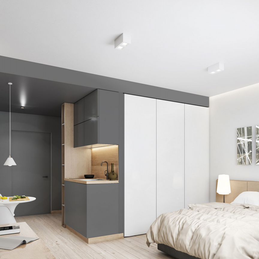 1-к. апартаменты, 21,9 м², 12/13 эт.