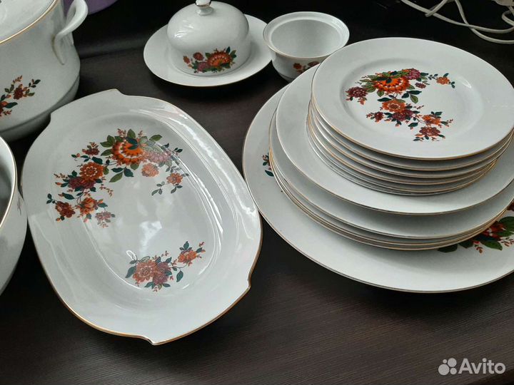 Столовый сервиз гдр времён СССР