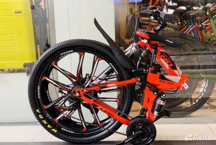 Велосипед складной на литых дисках