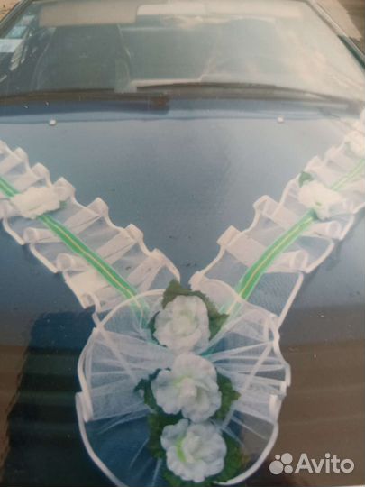 Украшения на свадебное авто