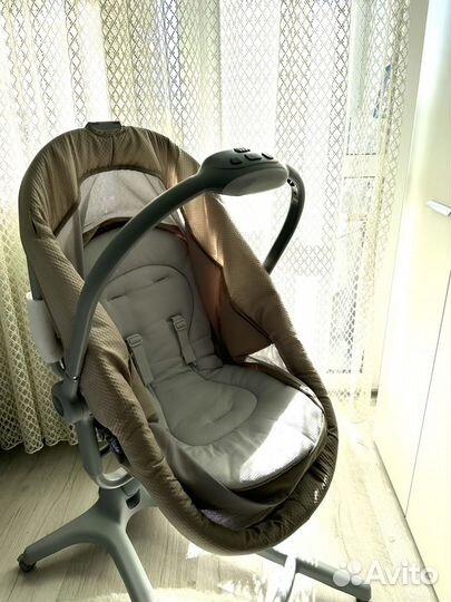 Кроватка-стульчик Chicco Baby Hug Air 4-в-1 Beige