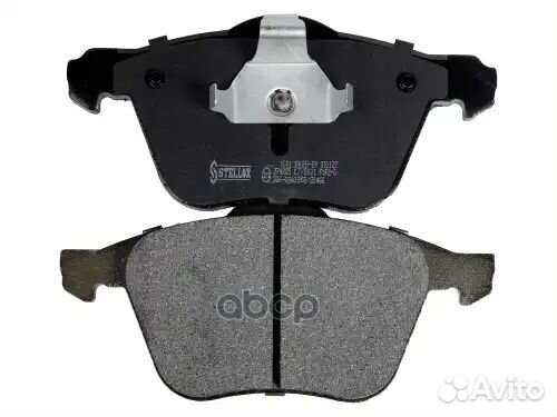 1081 000B-SX колодки дисковые передние с антискр