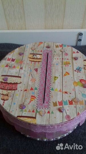 Свадебная коробка для сбора денег