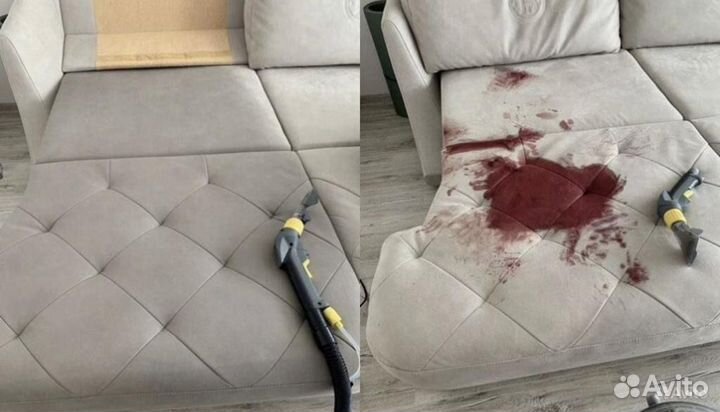 Химчистка мебели дивана матраса