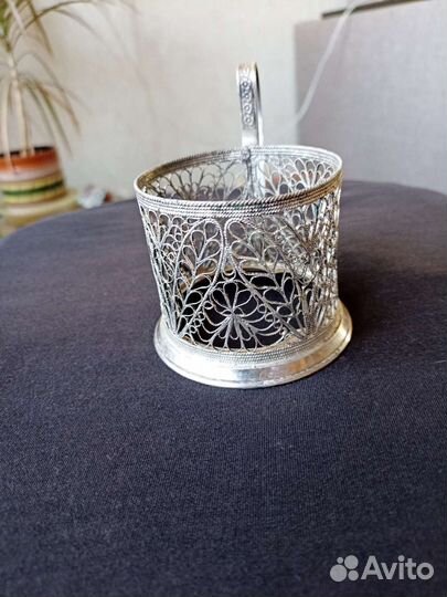 Подстаканник мельхиор СССР