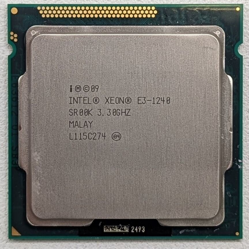[SR00K] Процессор Intel Xeon E3-1240 4 Cores, 3.3