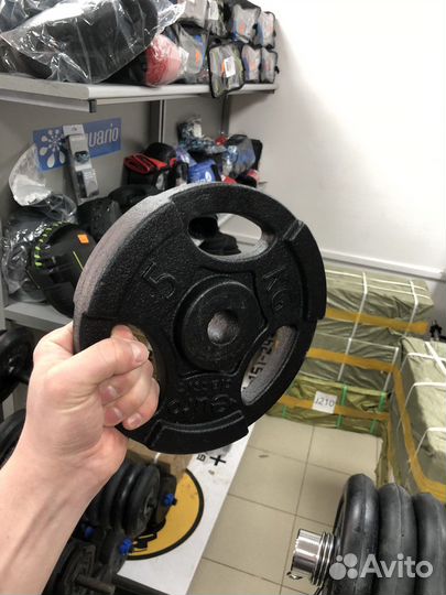 Блины для штанги чугунные