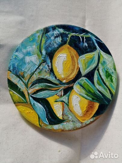 Картина лимоны