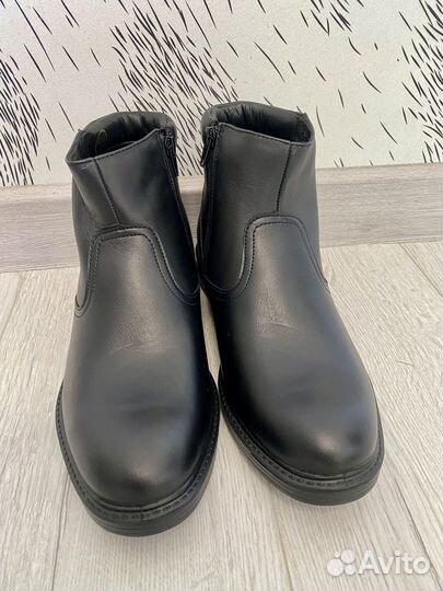 Полусапоги хромовые демисезонные, зимние 39, 40