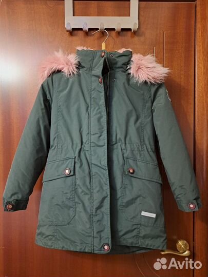 Куртка зимняя парка Kerry д/девочки б/у (рост 134)