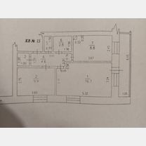 Доля: 2-к. квартира, 48,5 м², 1/2 эт., Охотск