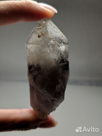 Кристалл аметист раухтопаз горный хрусталь