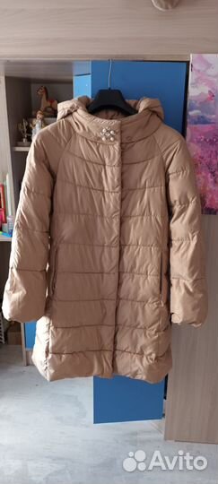 Стеганое пальто