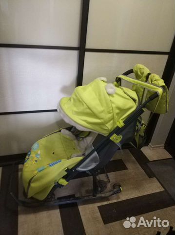 Коляска санки